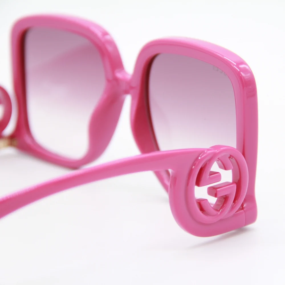 NEW GUCCI GG1326S 004 PINK SQUARE WOMEN SUNGLASSES GUCCI